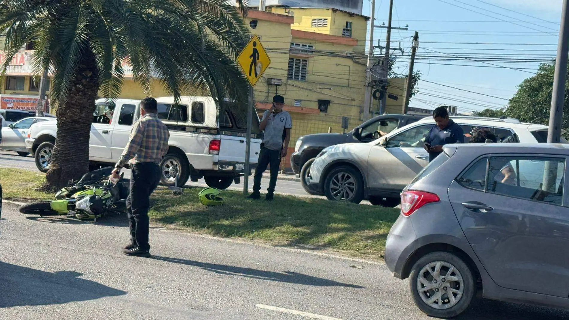 Choque en carretera Tampico-Mante